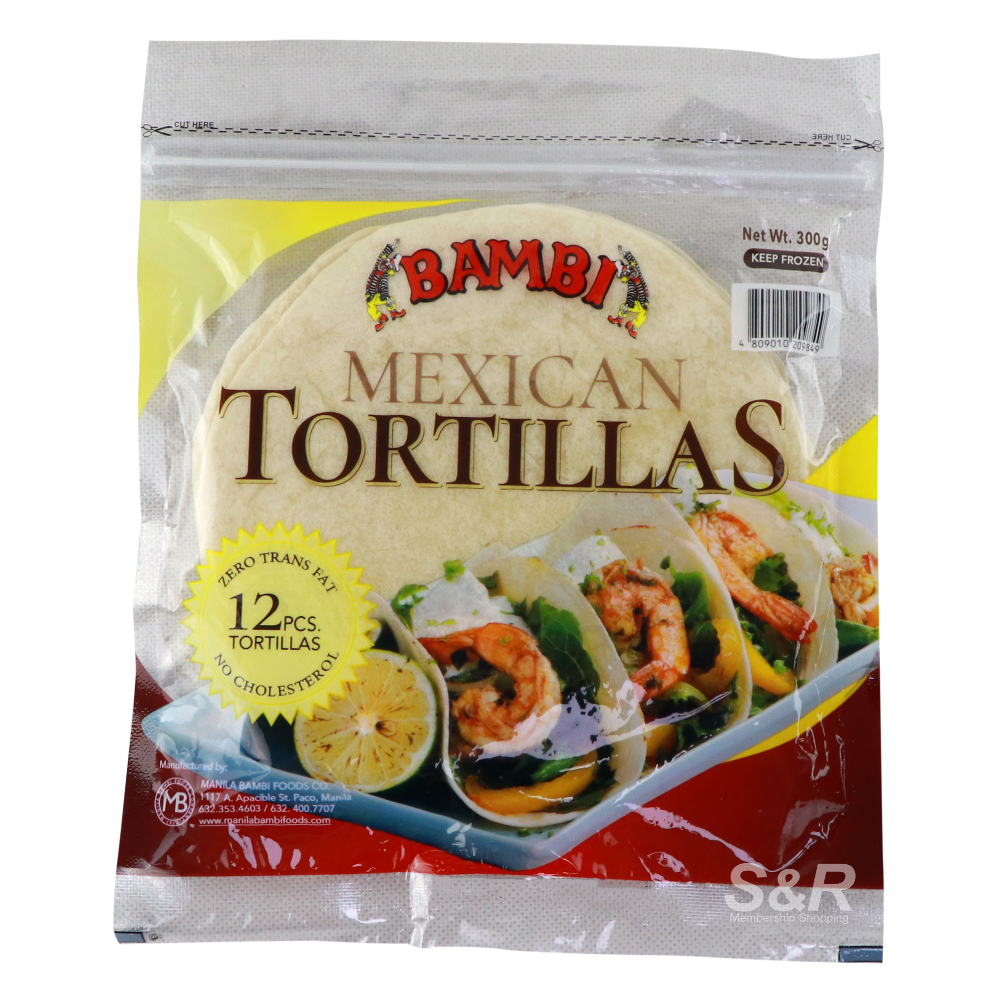 Bambi Mexican Tortillas 12pcs